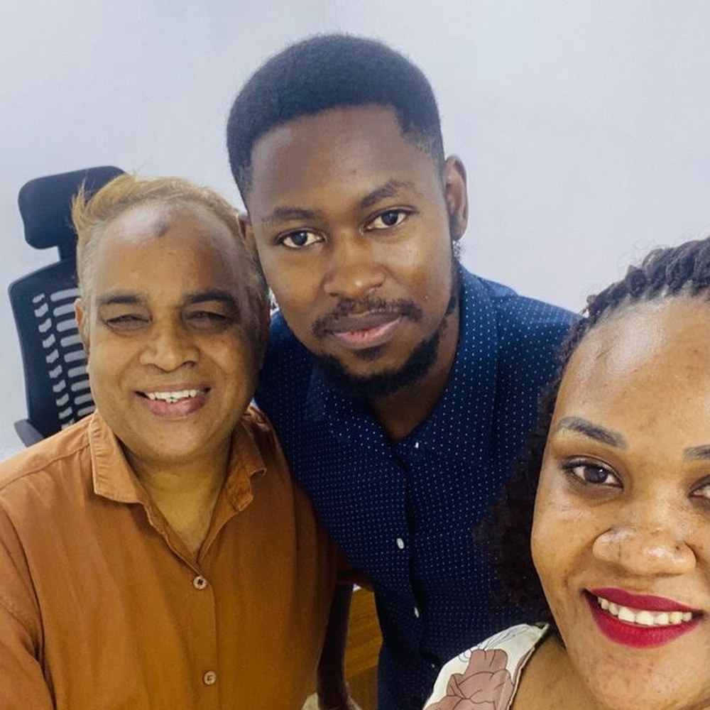 Part of the Dar es Salaam team