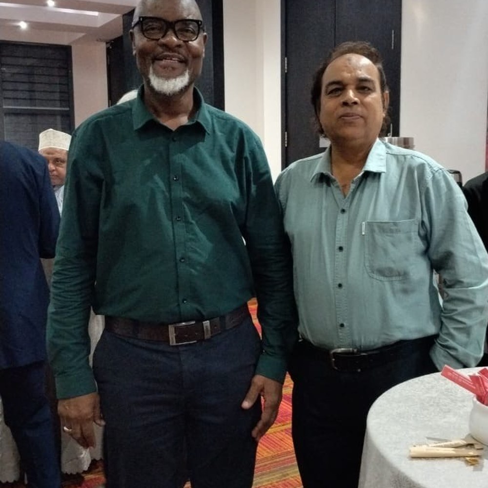 Meeting a trade partner in Tanzania